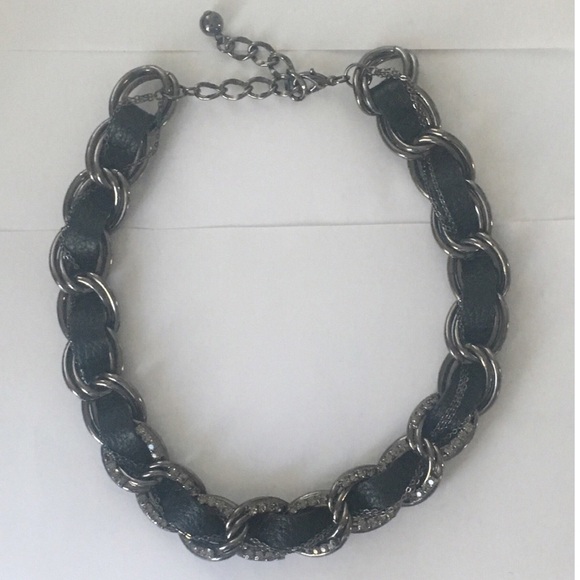 Leather & Chains choker - Picture 4 of 4